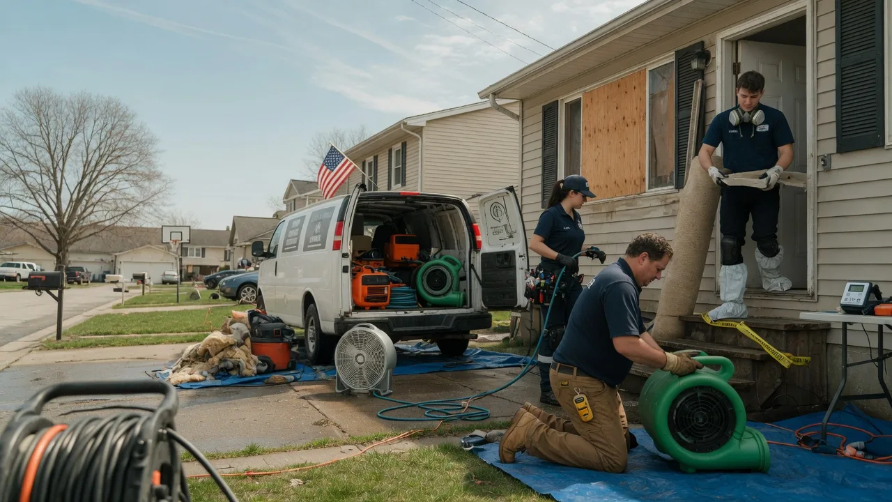 Water Damage Restoration in Keystone, IN near me
